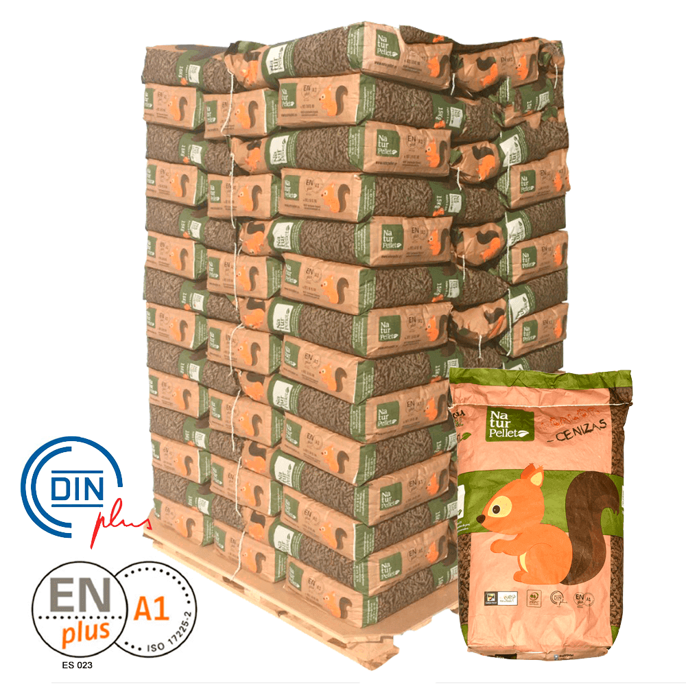 Naturpellet ENplus 70 sacos